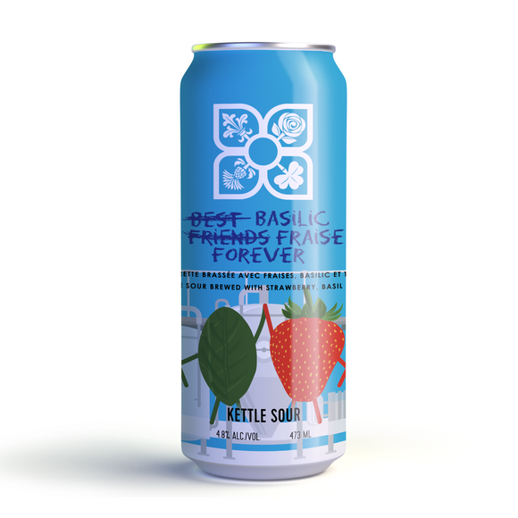 BFF Basilic Fraise Forever - Cans 473ml