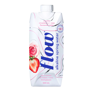 Flow Water Organic Strawberry + Rose - 12x500ml