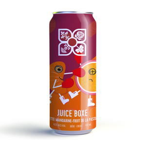 Juice Boxe Mandarine & Fruit de la Passion - Cans 24x473ml